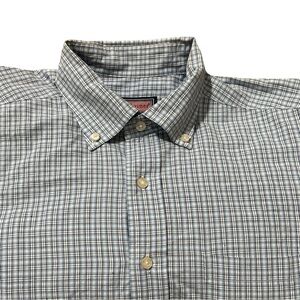 Vineyard Vines Men's Blue Plaid Button Down Shirt